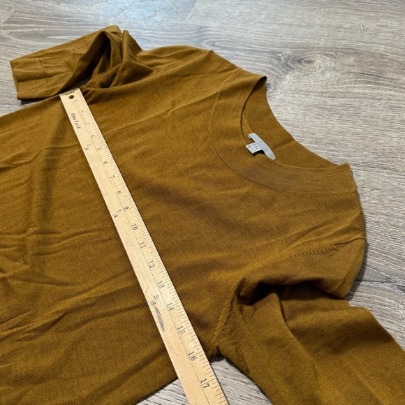 COS Mustard Merino Wool Silk Shift A Line Dress - Picture 5 of 6